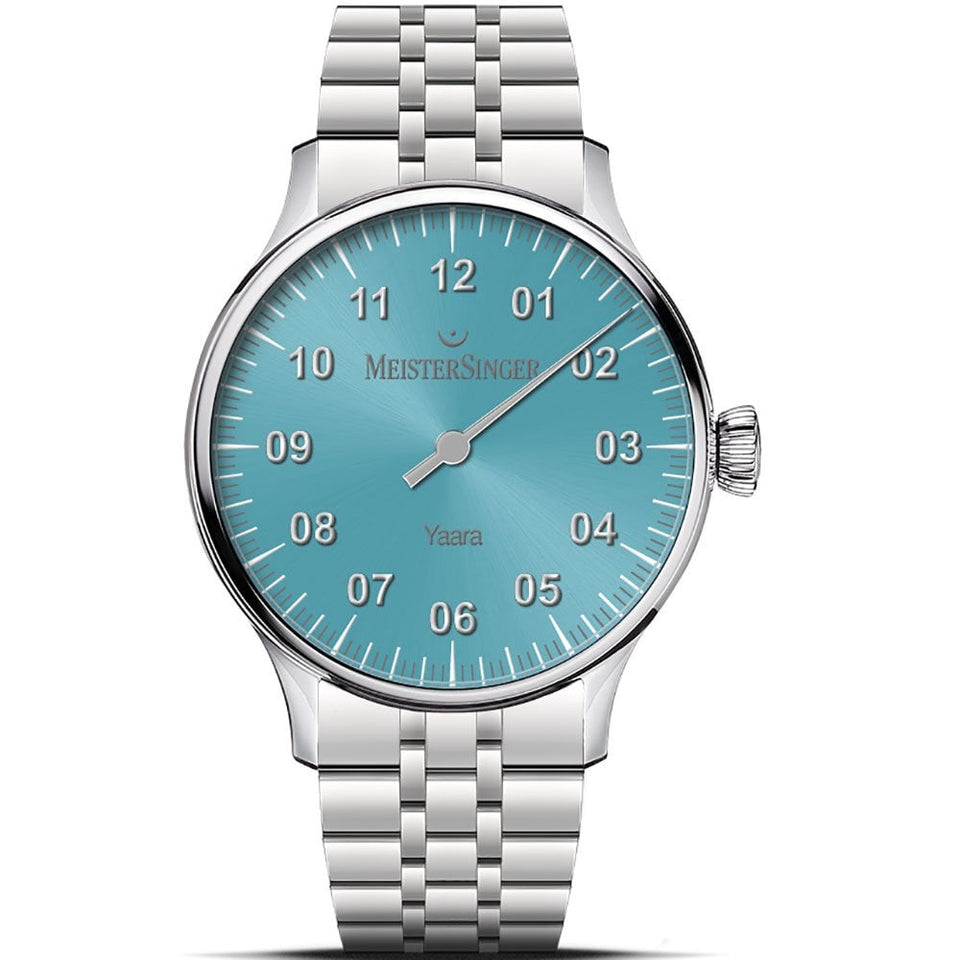 MeisterSinger Ladies Yaara 36mm Blue Dial Automatic Watch