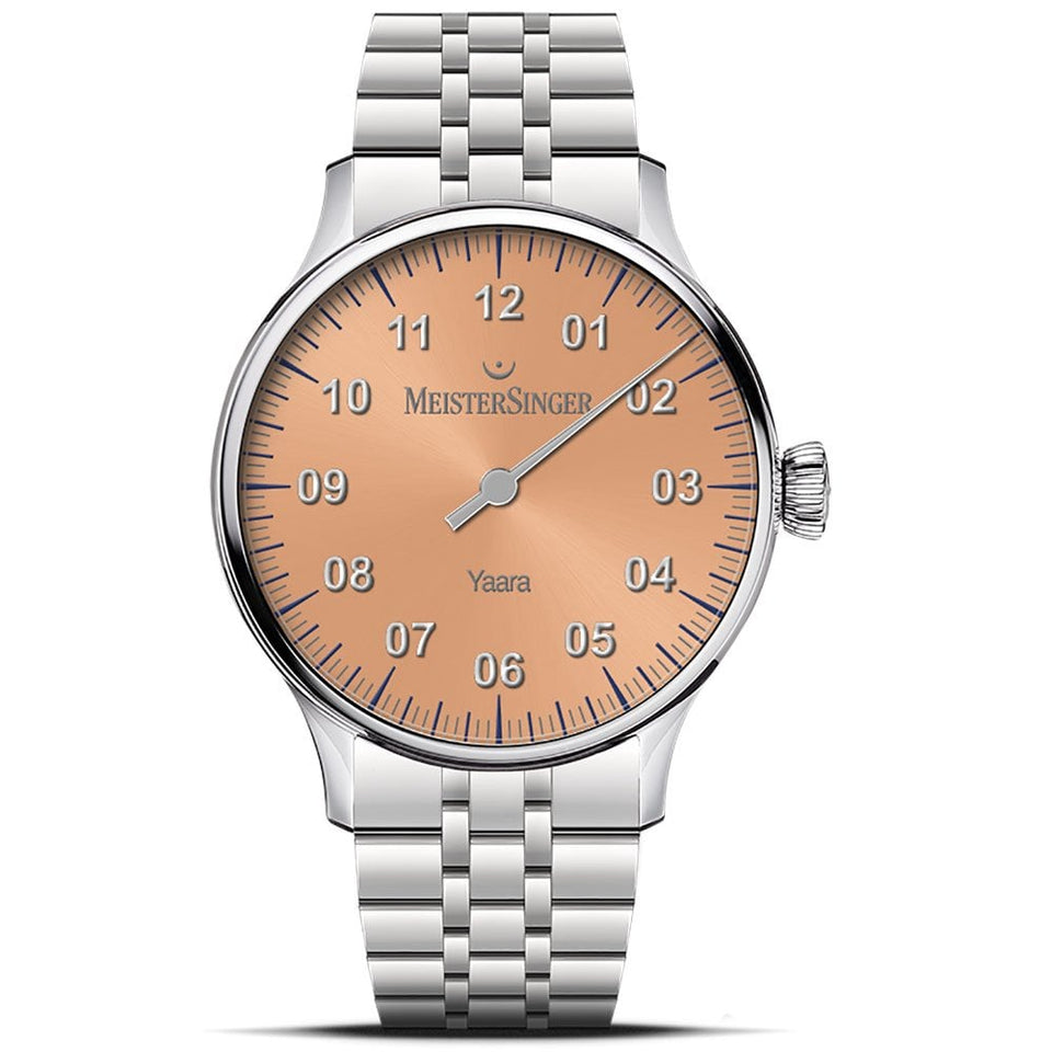 MeisterSinger Ladies Yaara 36mm Peach Dial Automatic Watch