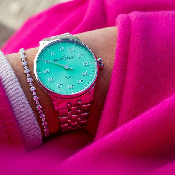 MeisterSinger Ladies Yaara 36mm Green Dial Automatic Watch
