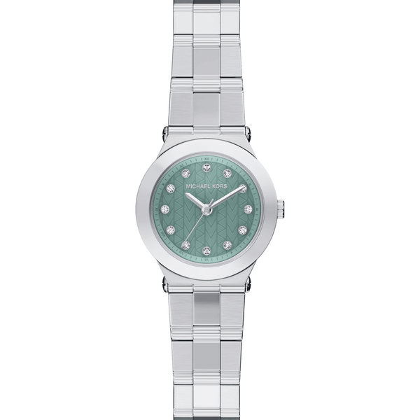 Michael Kors Ladies Billie Stone Set Blue Dial Bracelet Watch