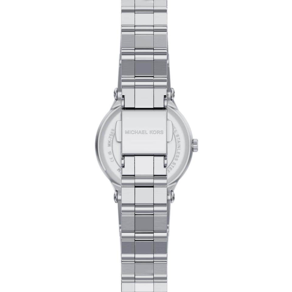Michael Kors Ladies Billie Stone Set Blue Dial Bracelet Watch