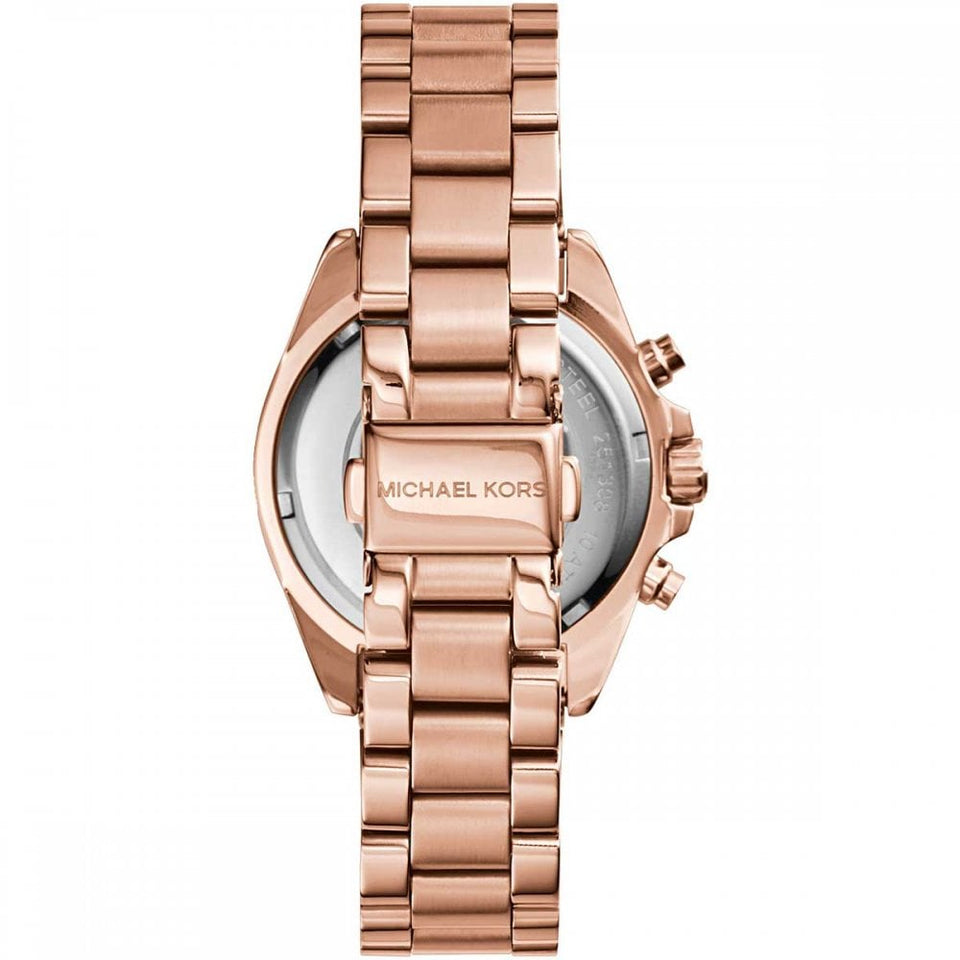 Michael Kors Ladies Bradshaw 36mm Rose Gold Plated Watch