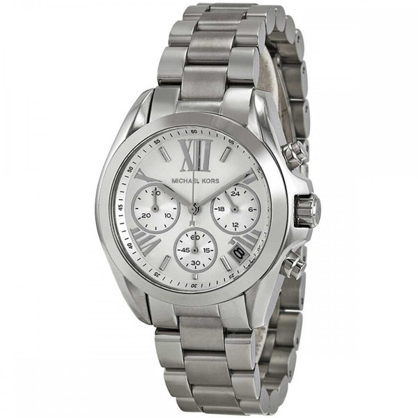 Michael Kors Ladies Bradshaw 36mm Stainless Steel Chronograph Watch