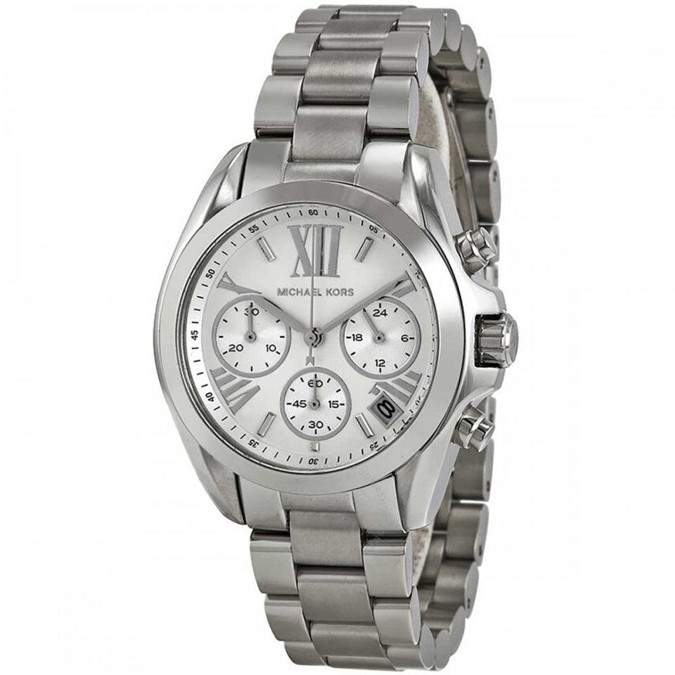 Michael Kors Ladies Bradshaw 36mm Stainless Steel Chronograph Watch