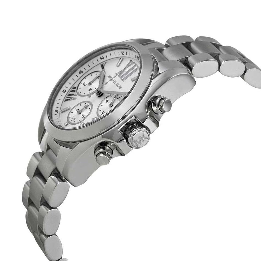 Michael Kors Ladies Bradshaw 36mm Stainless Steel Chronograph Watch