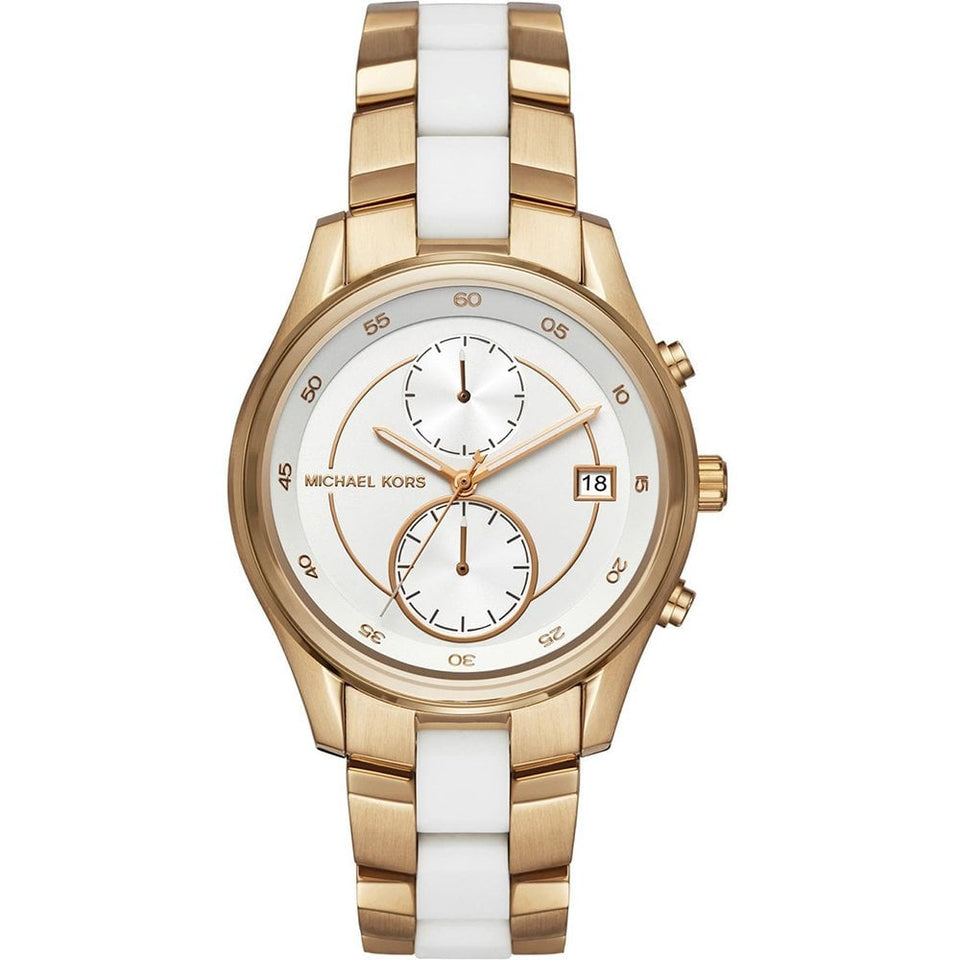 Michael Kors Ladies Briar 39mm Two Tone Bracelet Watch