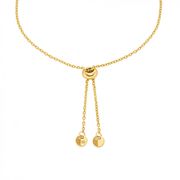 Michael Kors Ladies Brilliance Gold Tone Square Stone Set Bracelet