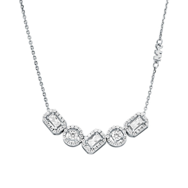 Michael Kors Ladies Brilliance Multi Mixed Stone Set Necklace
