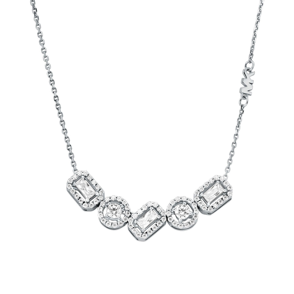 Michael Kors Ladies Brilliance Multi Mixed Stone Set Necklace