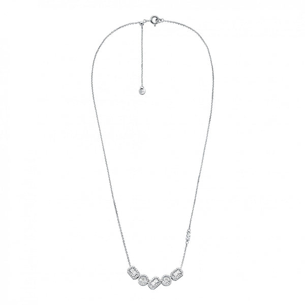 Michael Kors Ladies Brilliance Multi Mixed Stone Set Necklace