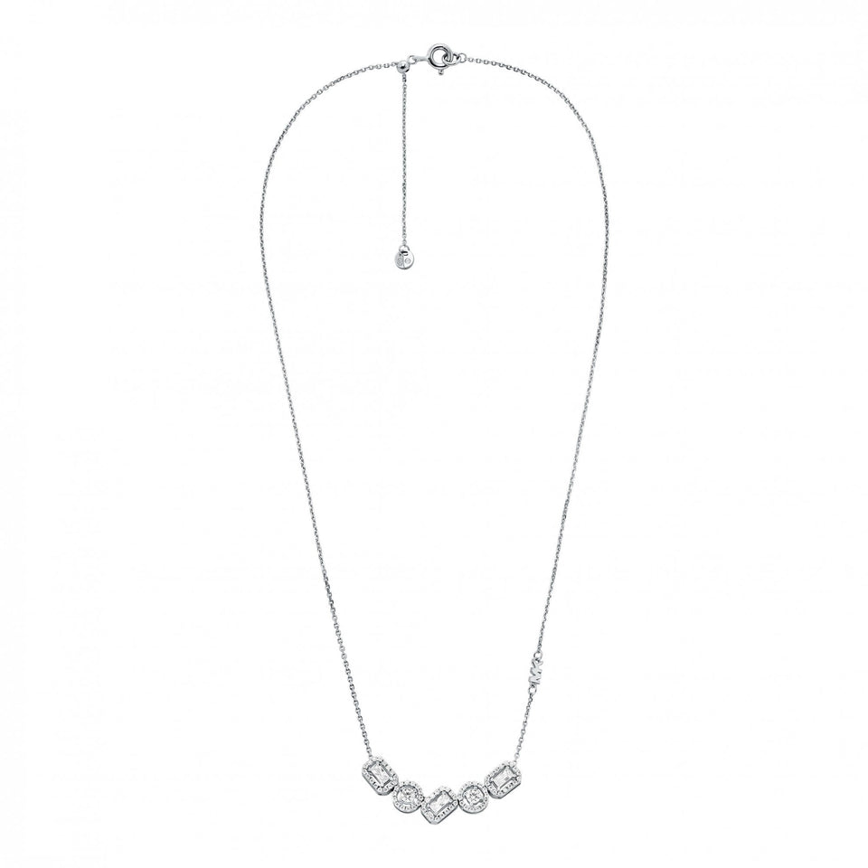 Michael Kors Ladies Brilliance Multi Mixed Stone Set Necklace