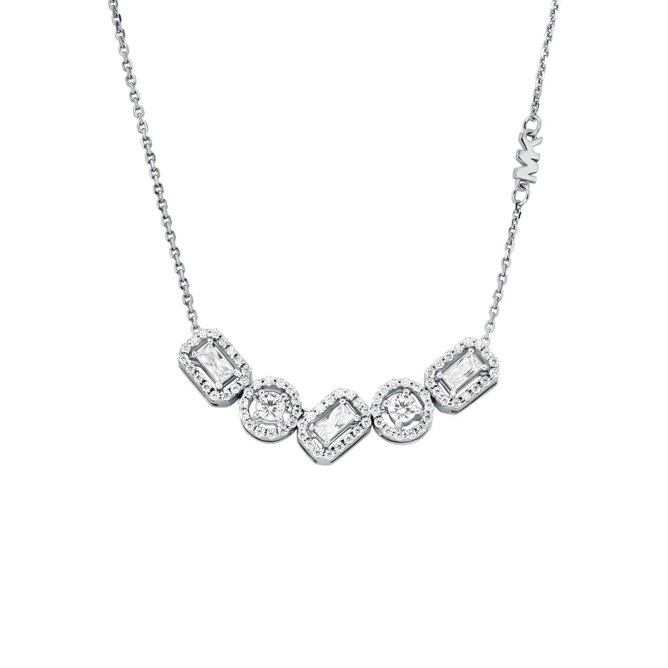 Michael Kors Ladies Brilliance Multi Mixed Stone Set Necklace