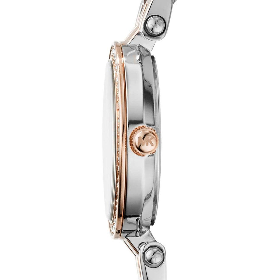 Michael Kors Ladies Darci 26mm Two Tone Petite Watch