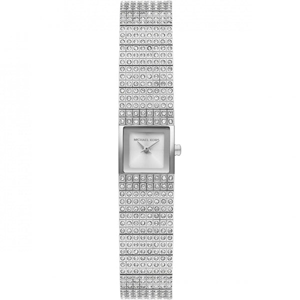 Michael Kors Ladies Darrington Stainless Steel Square Dial Watch
