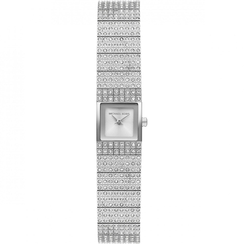 Michael Kors Ladies Darrington Stainless Steel Square Dial Watch