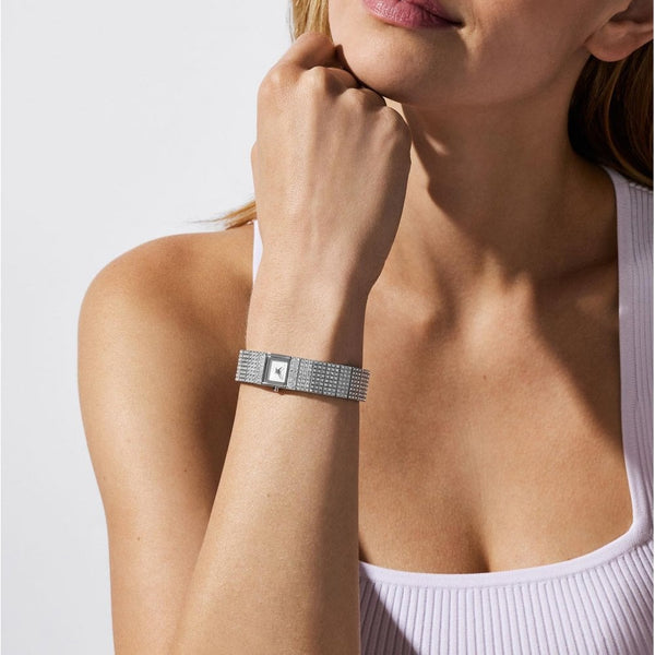 Michael Kors Ladies Darrington Stainless Steel Square Dial Watch
