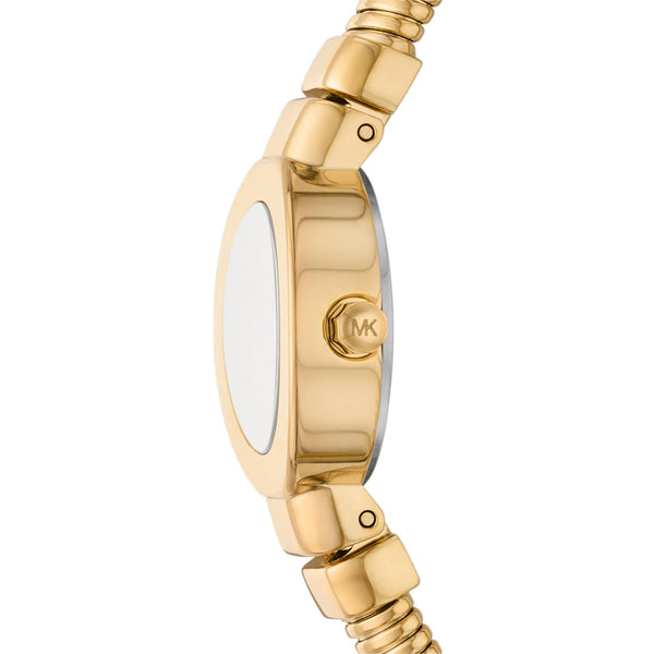 Michael Kors Ladies Gramercy Gold Plated Circle Dial Watch