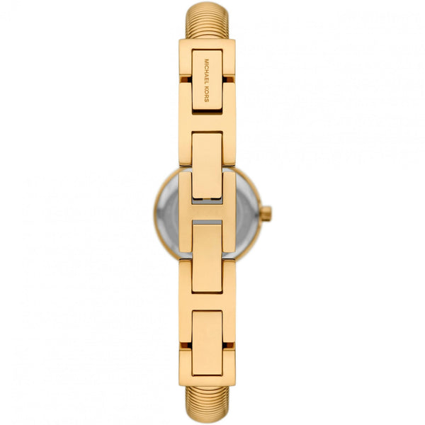 Michael Kors Ladies Gramercy Gold Plated Circle Dial Watch