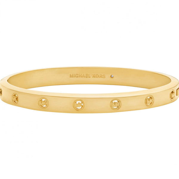 Michael Kors Ladies Kors MK Gold Toned Bangle