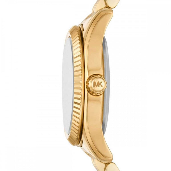 Michael Kors Ladies Lexington 26mm Stone Set Gold Plated Watch