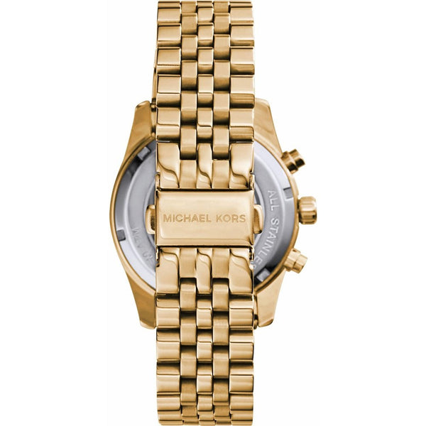 Michael Kors Ladies Lexington 38mm Gold Plated Bracelet Watch