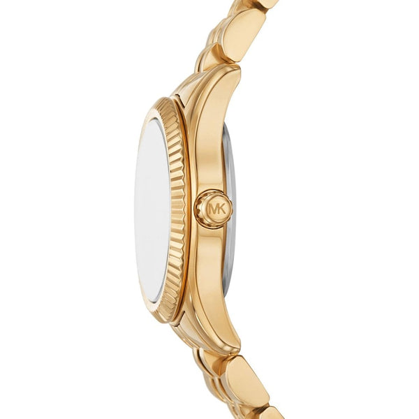 Michael Kors Ladies Lexington Green Dial 26mm Bracelet Watch