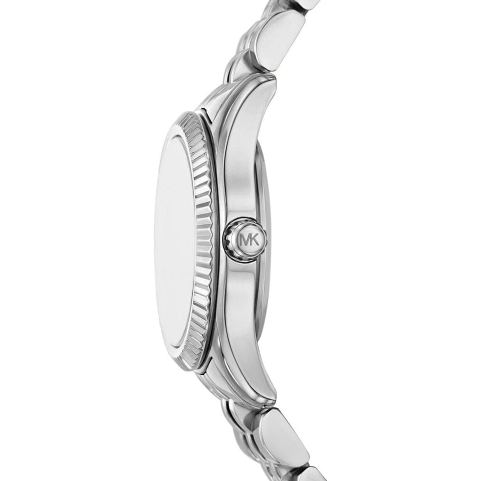 Michael Kors Ladies Lexington Silver Dial 26mm Bracelet Watch