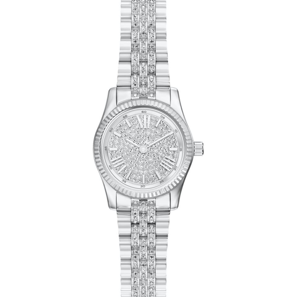 Michael Kors Ladies Lexington Stone Set Dial Bracelet Watch