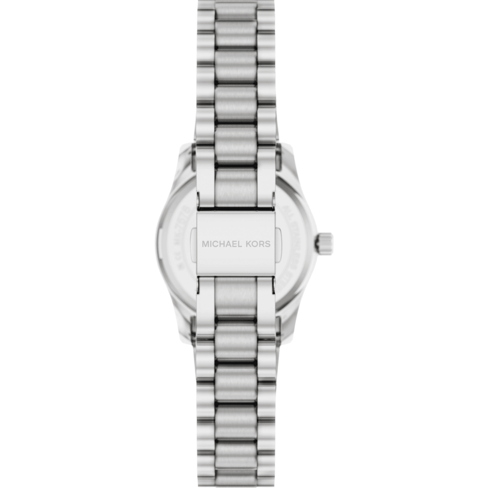Michael Kors Ladies Lexington Stone Set Green Dial Bracelet Watch