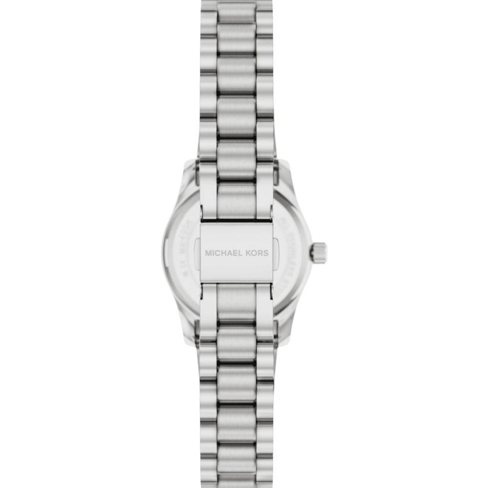 Michael Kors Ladies Lexington Stone Set Pink Dial Bracelet Watch