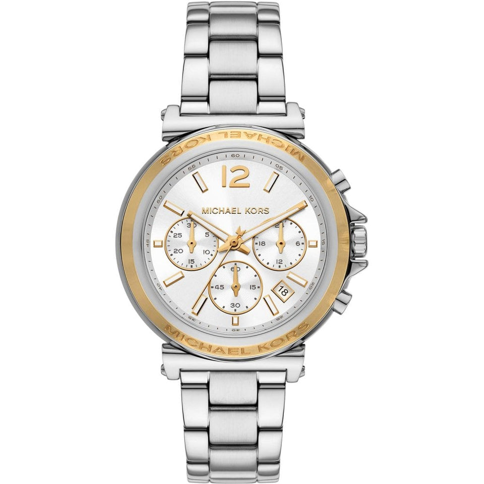 Michael Kors Ladies Maren White Dial 40mm Bracelet Watch