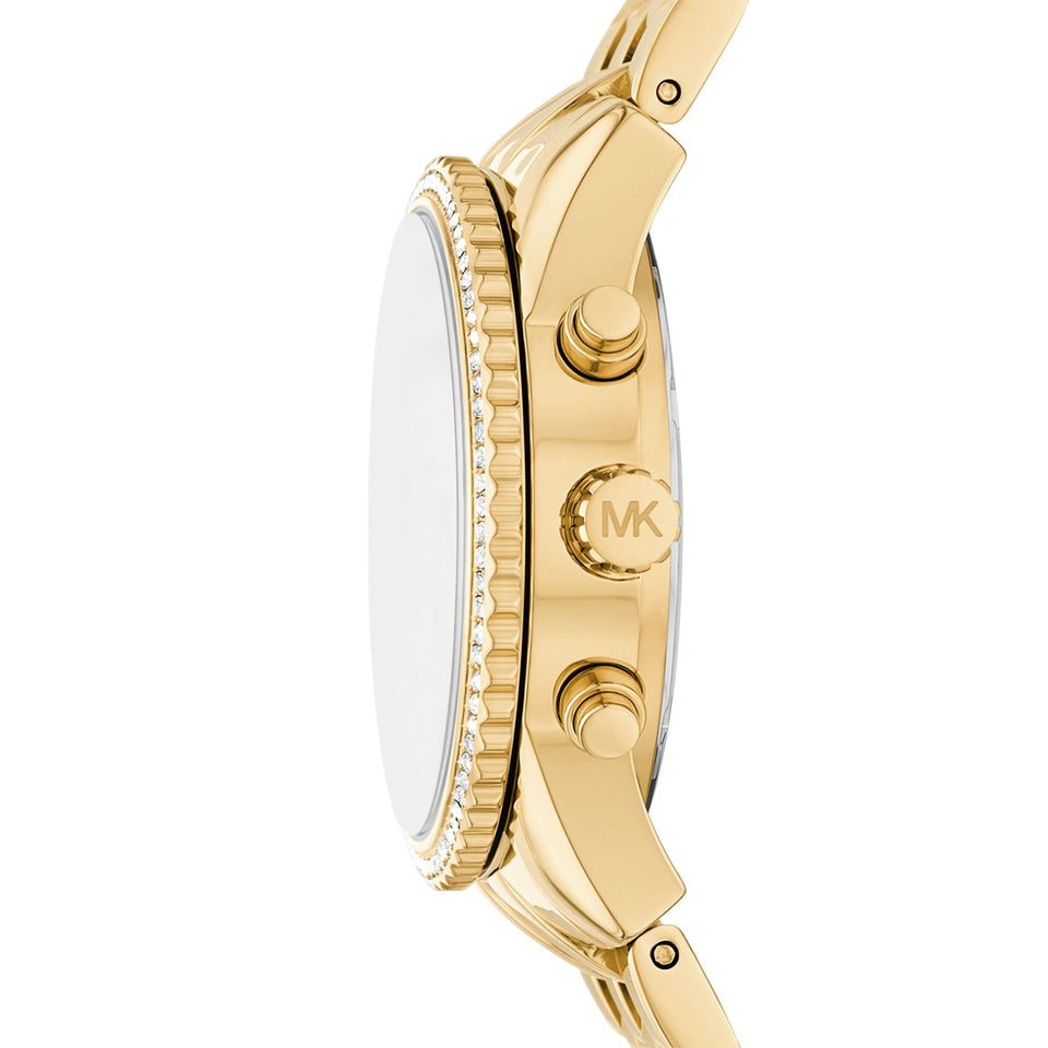 Michael Kors Ladies Mini Bryant Gold Plated Bracelet Watch