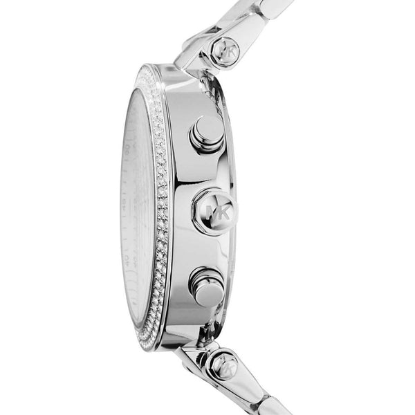 Michael Kors Ladies Parker 39mm Stone Set Chronograph Watch