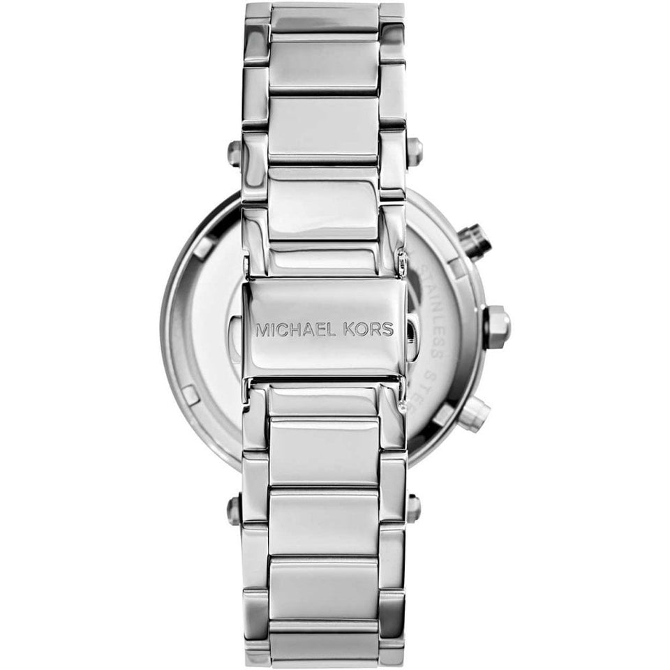 Michael Kors Ladies Parker 39mm Stone Set Chronograph Watch
