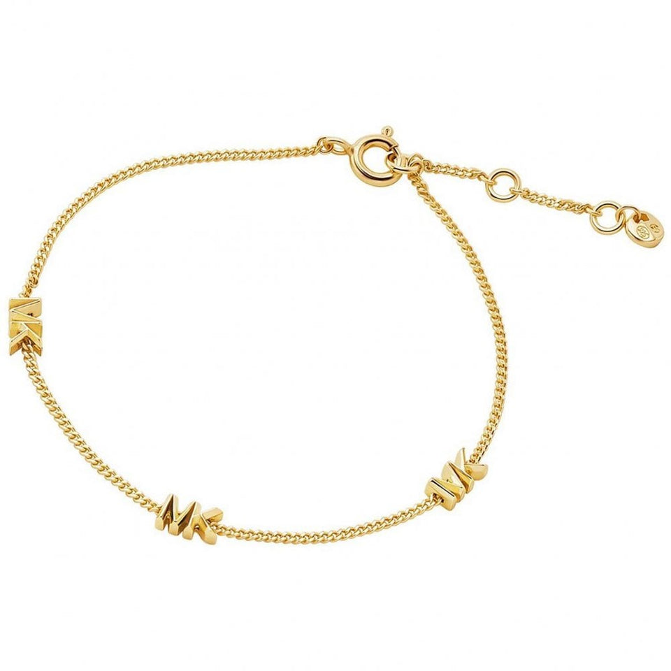 Michael Kors Ladies Premium Gold Plated Station Bracelet