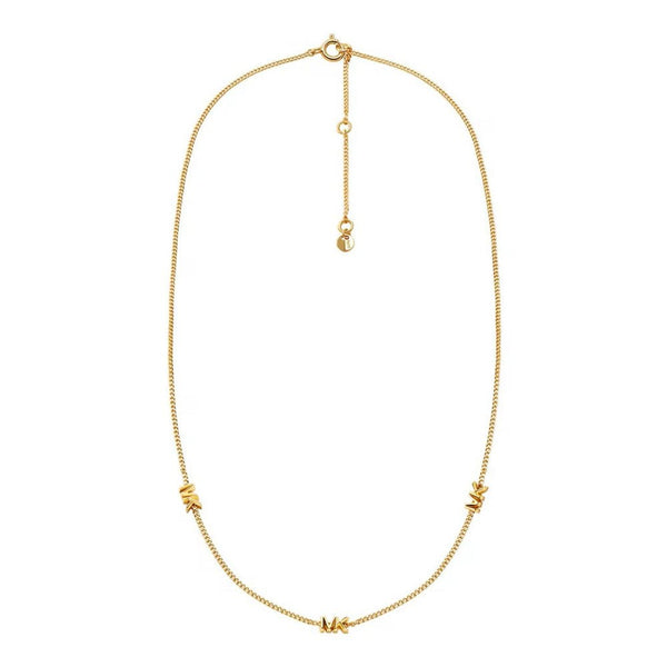 Michael Kors Ladies Premium Gold Plated Station Necklace