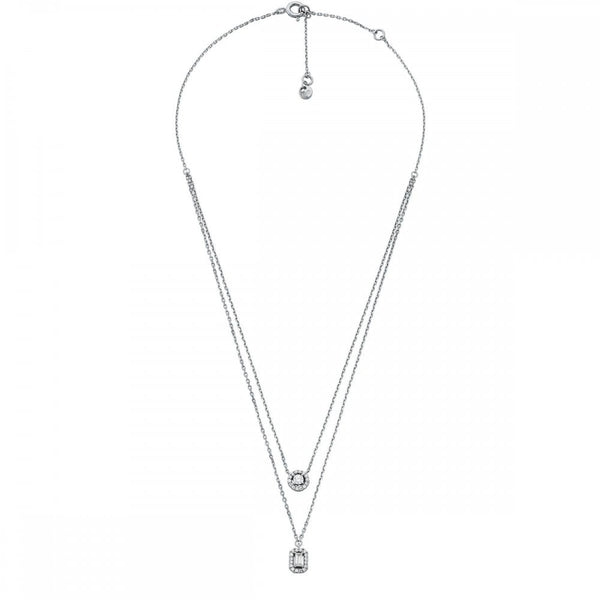 Michael Kors Ladies Premium Multi Stone Layered Necklace