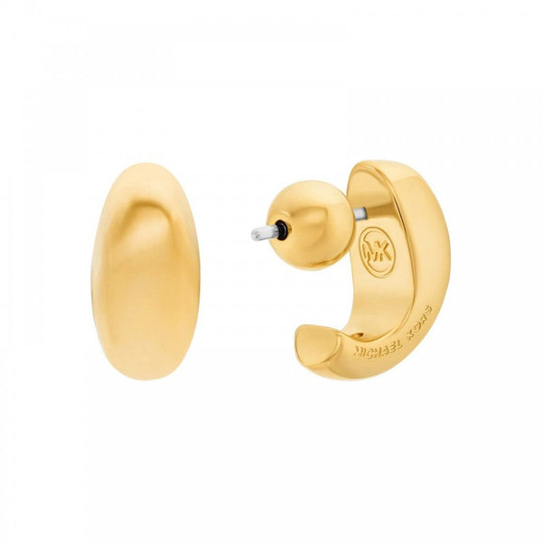 Michael Kors Ladies Premium Muse Gold Tone Stud Earrings