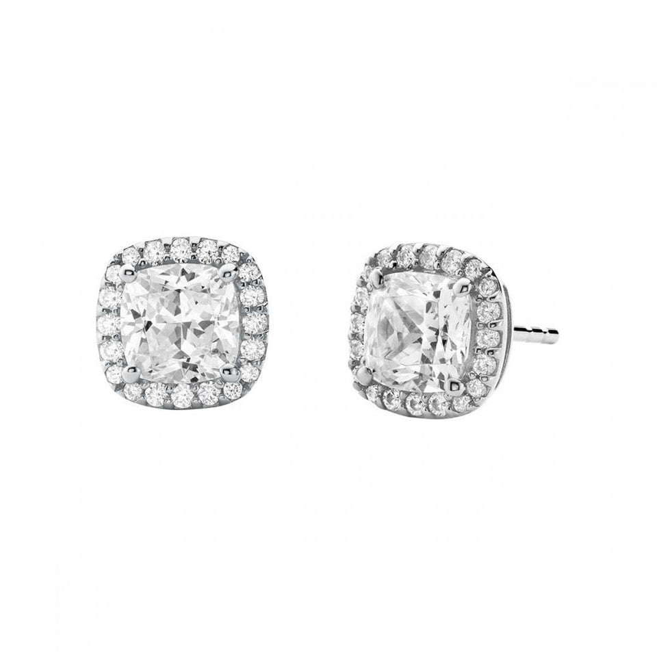 Michael Kors Ladies Premium Sqaure Cut Stone Set Stud Earrings