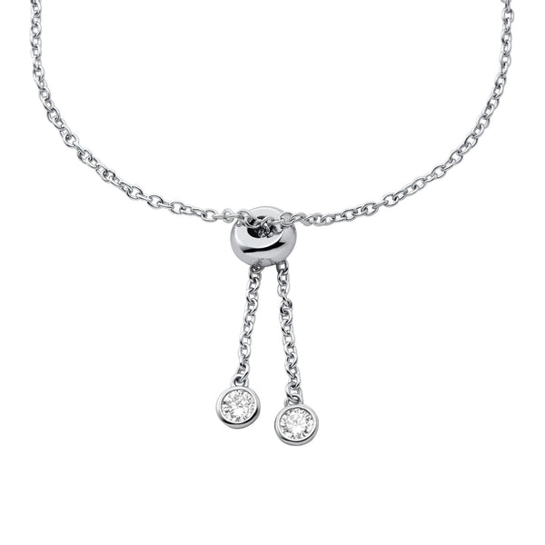 Michael Kors Ladies Premium Stone Set Layered Slider Bracelet