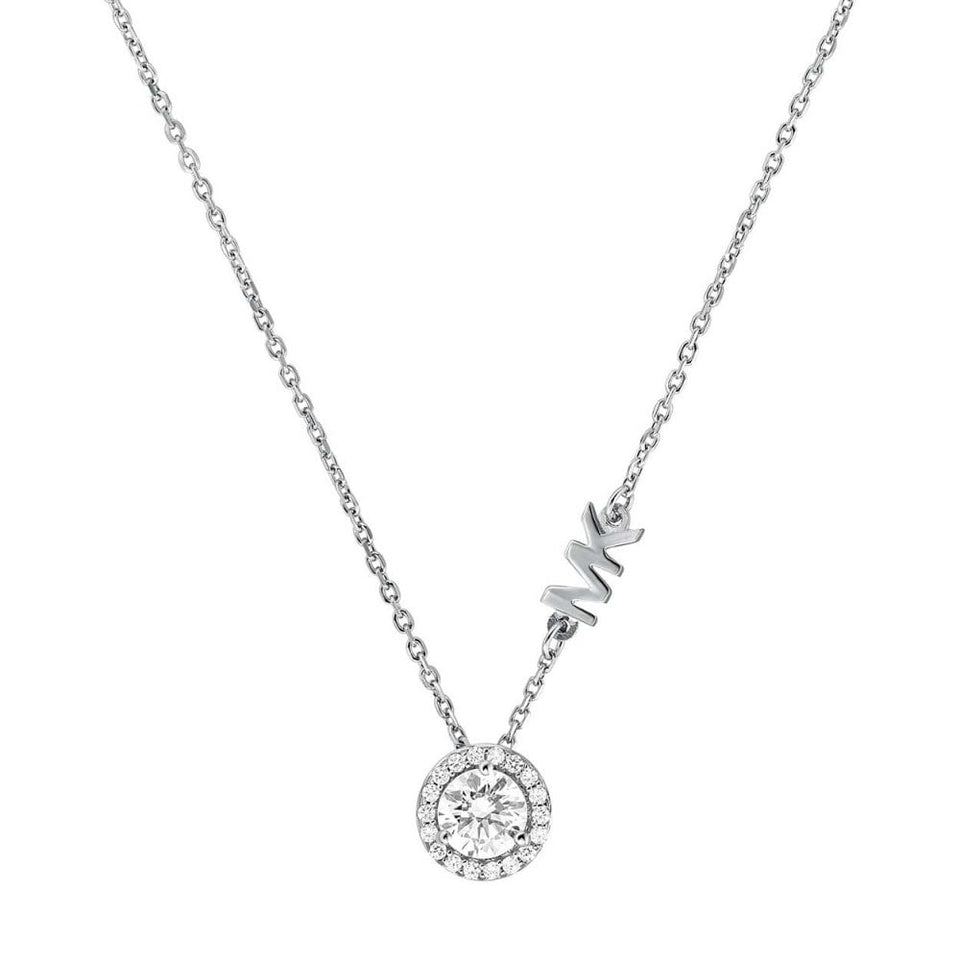 Michael Kors Ladies Premium Stone Set Round Necklace