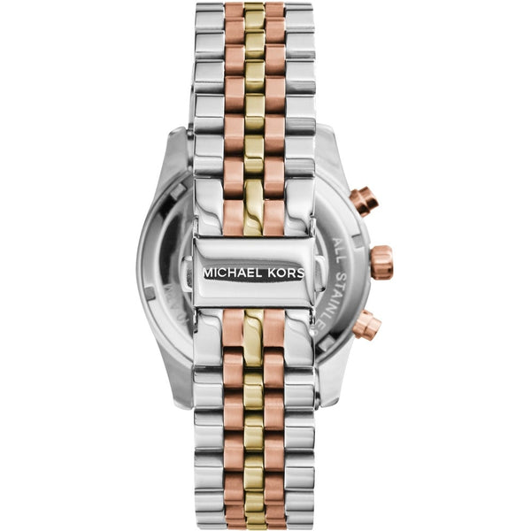Michael Kors Ladies Tri-Colour Lexington Chronograph Watch
