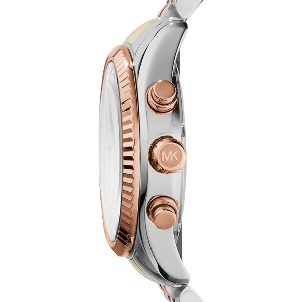 Michael Kors Ladies Tri-Colour Lexington Chronograph Watch