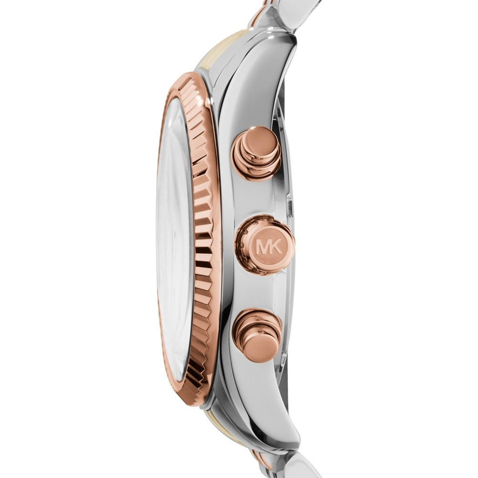 Michael Kors Ladies Tri-Colour Lexington Chronograph Watch