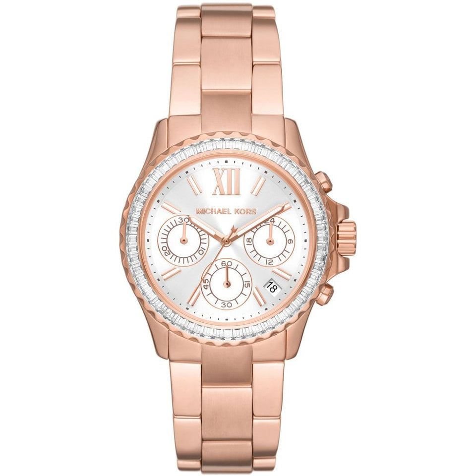 Michael Kors Laides Everest 36mm Rose Gold Plated Watch