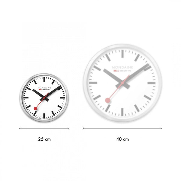Mondaine Copper Kitchen Wall Clock, 25cm