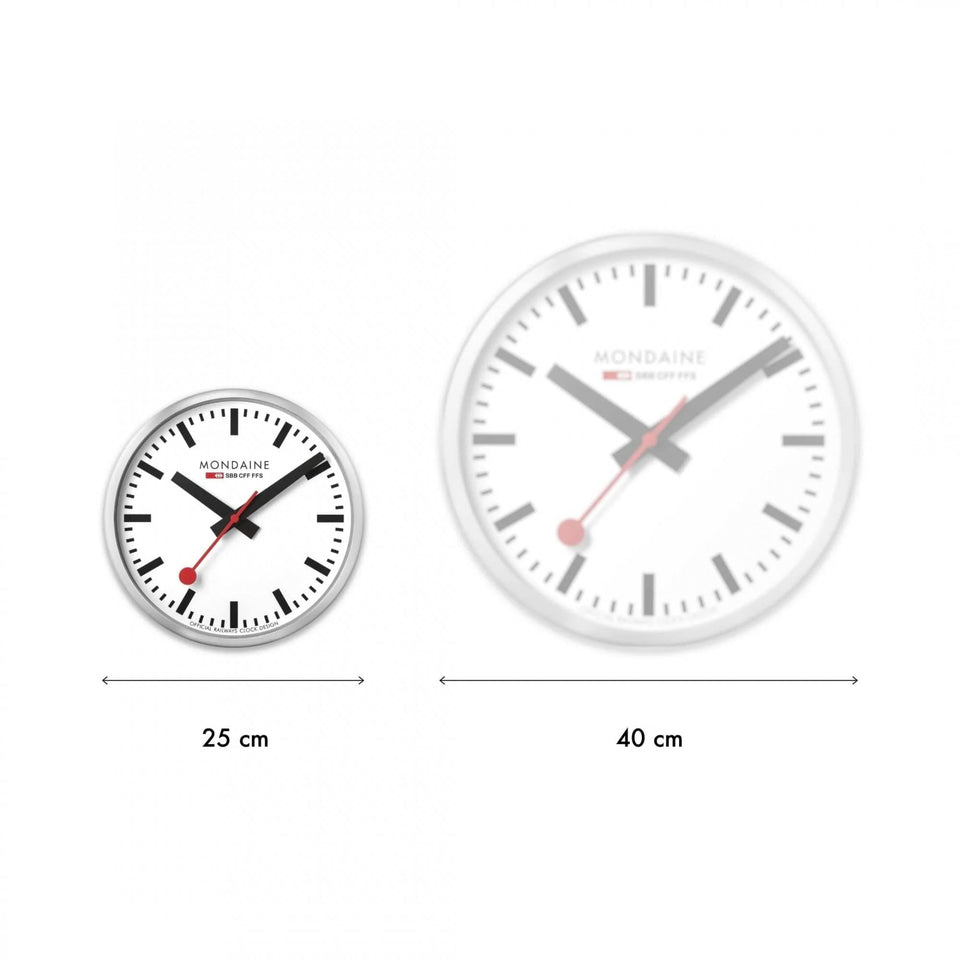 Mondaine Copper Kitchen Wall Clock, 25cm