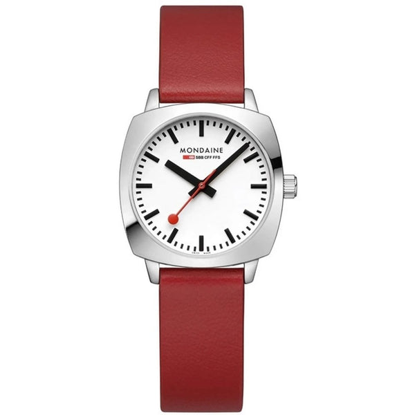 Mondaine Cushion 31mm Petite Square Watch