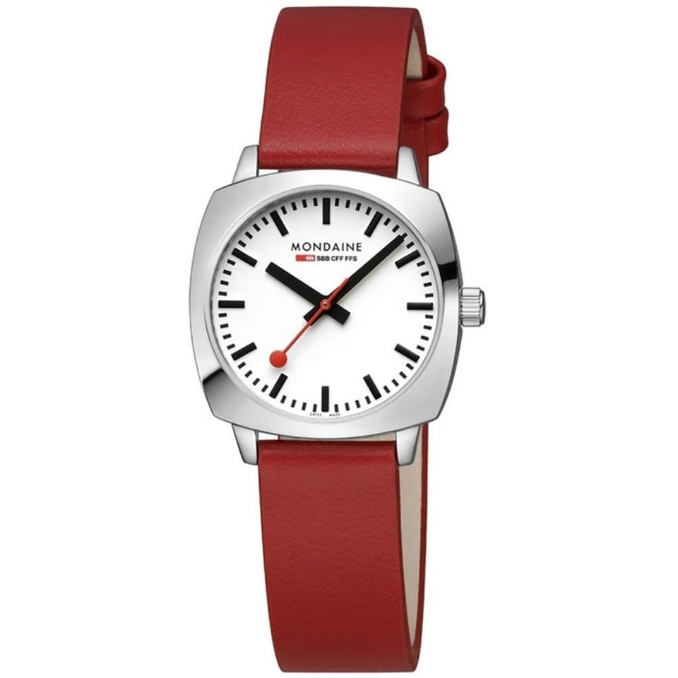 Mondaine Cushion 31mm Petite Square Watch