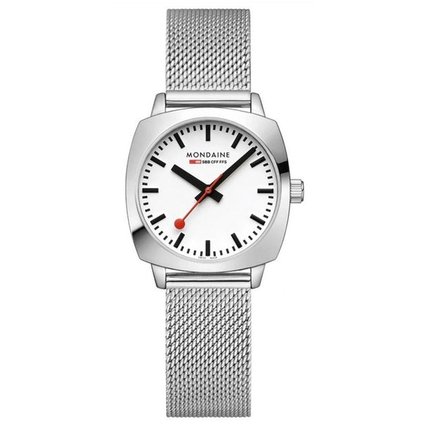 Mondaine Cushion 31mm Petite Square Watch